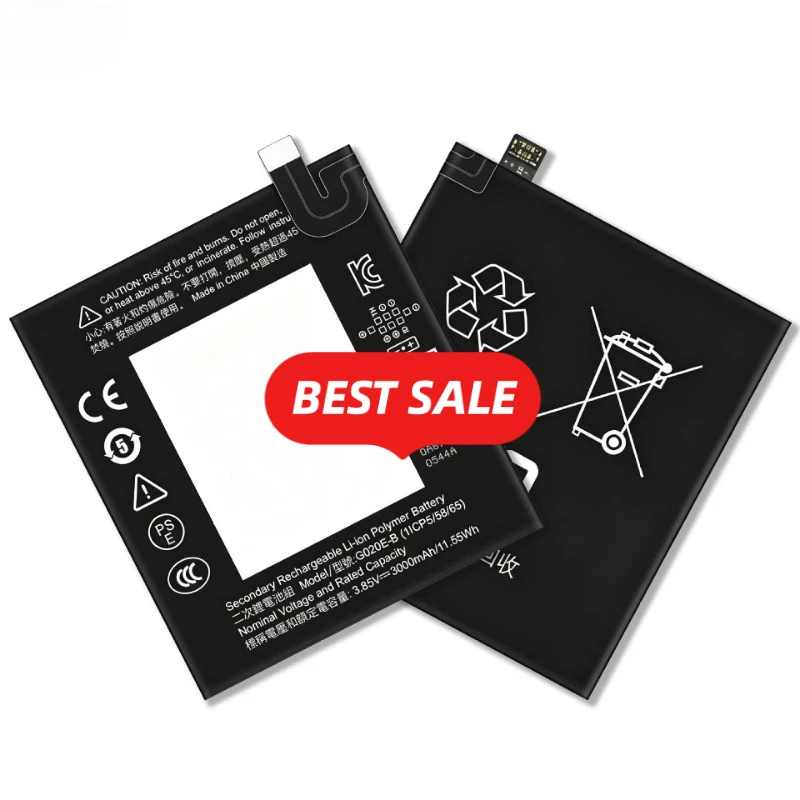 G020E-B for Google PIXEL 3A Phone Battery 0 Cycle High Quality High Capacity Battery Replacement Bateria Grade A Cell with Tools