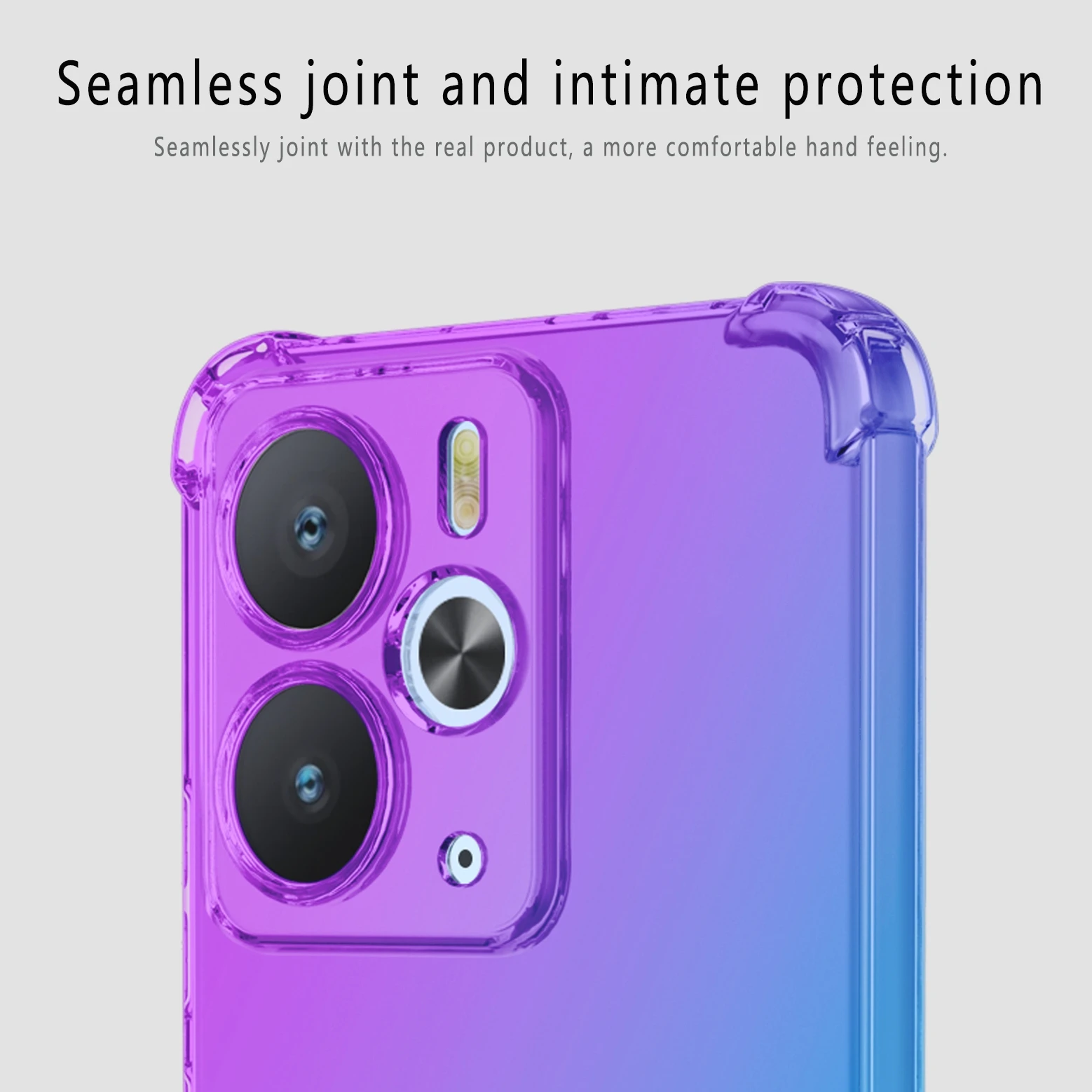 Nuovo Airbag Custodia in TPU sfumato antiurto per Realme 14 5G Realme 14T Cover protettiva Shell posteriore Coque Fundas