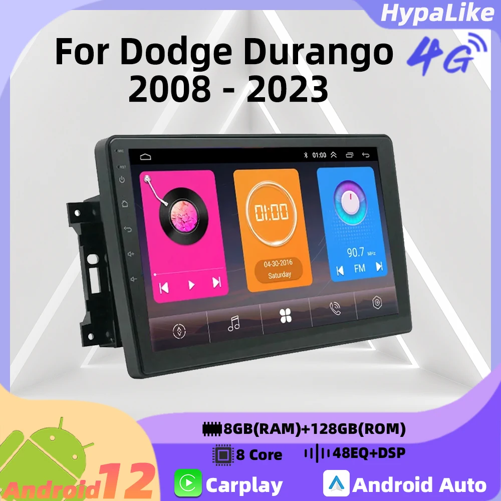 

2 Din Multimedia for Dodge Durango 2008 - 2023 Android Car Radio GPS Navigation Autoradio Player Head Unit Audio Stereo Wifi FM