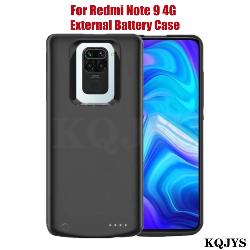 

Внешний аккумулятор, чехол для зарядки аккумулятора для Redmi Note 9 4G, чехол для зарядки аккумулятора для Xiaomi Redmi Note 9 4G, чехол для аккумулятора