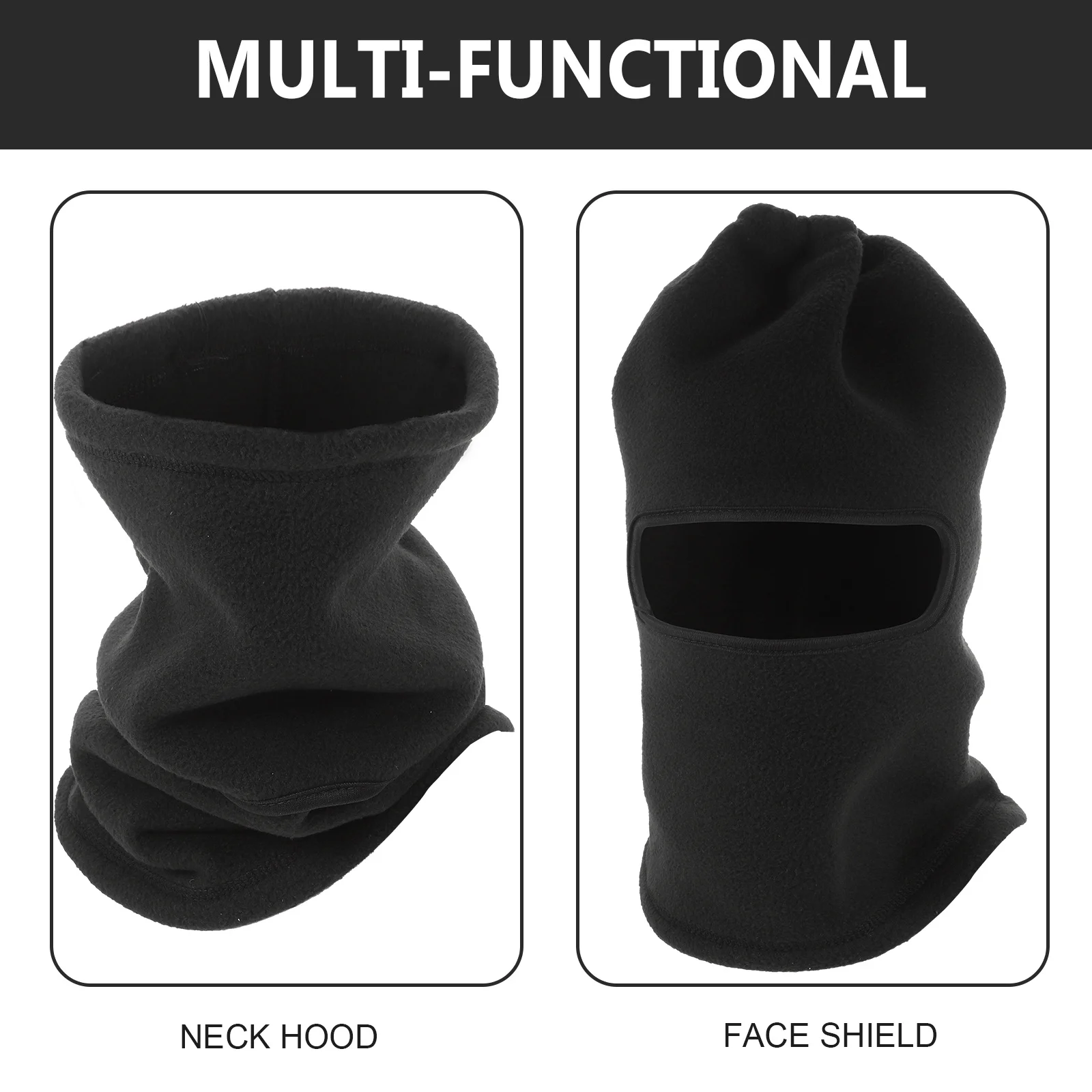 

Reusable Winter Face Hood Neck Warmer Outdoor Cycling Hood Durable Breathable Cold Resistance Premium Material Unisex Sports