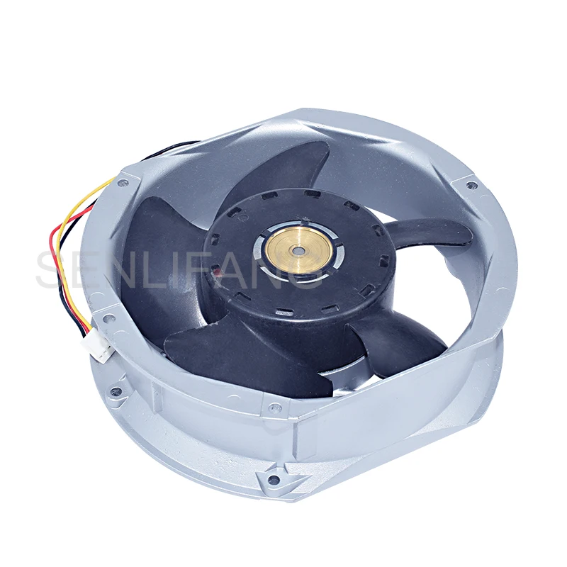 Imagem -02 - Resfriador Axial de Alumínio com Fios Ventilador de Refrigeração dc 24v 0.58a 17251 17cm 172*150*51 mm