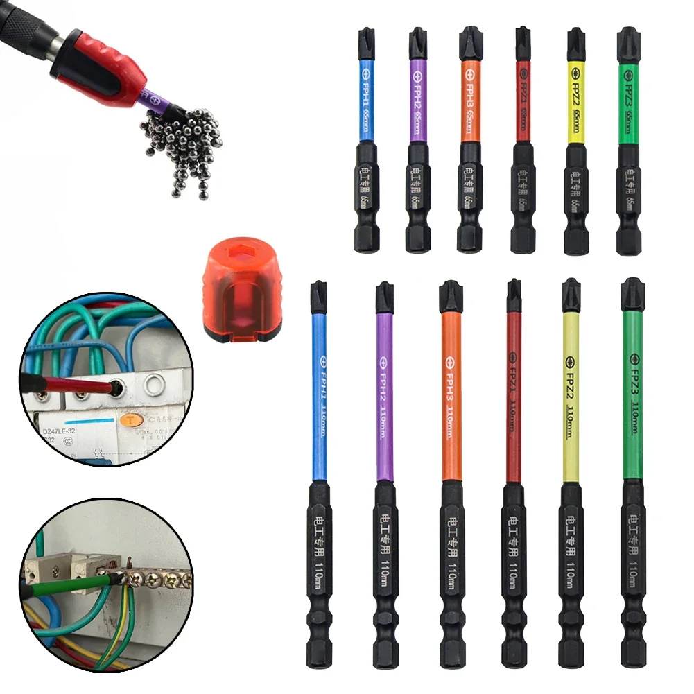 

3PCS Magnetic Screwdriver Heads 1PC Magnetic Ring 65 10mm For Socket Switch Model FPH1 FPZ1 FPH2 FPZ2 FPH3 FPZ3