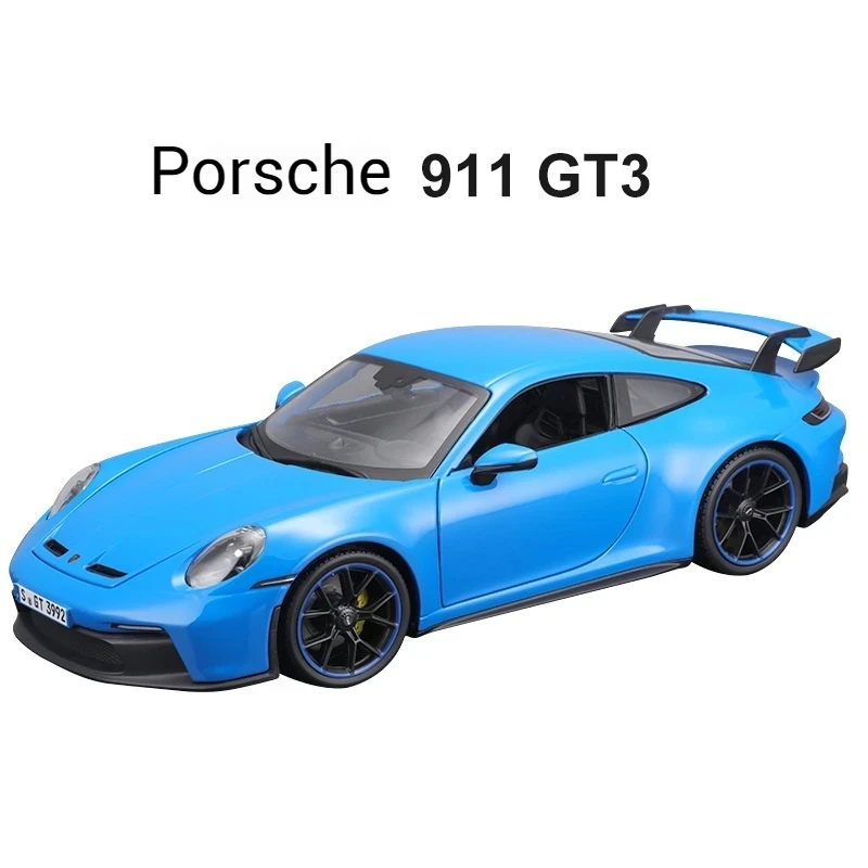 Modello di auto Maisto 1:18 2022 Porsche 911 GT3 collezione in lega pressofusa rossa ornamento statico regalo giocattolo per auto con controllo