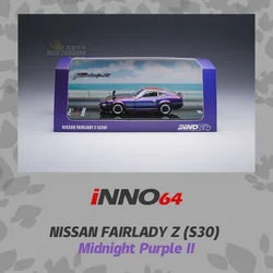 INNO  1:64  Nissan Fairlady Z s30 midnigth purple II Collection of Simulation Alloy Car Model Children Toys