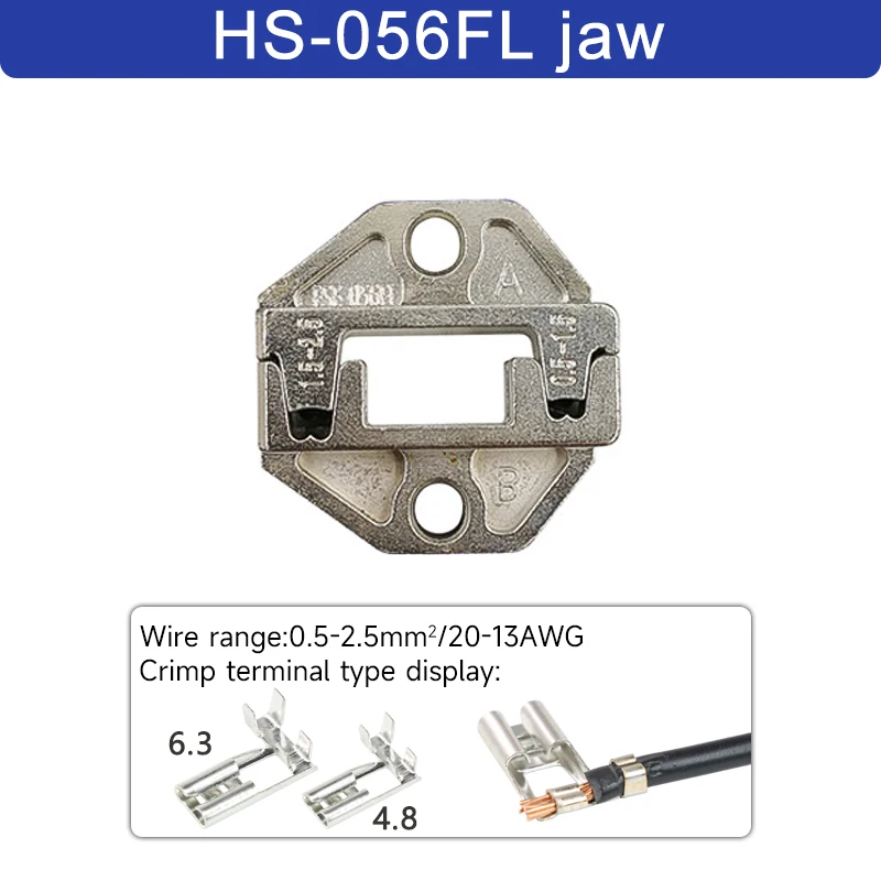 1 Stück HS Crimpzange für 230mm Zangen, Feder- und Crimpkappen-Anschlüsse HS-03BC/2546B/103/101 Hochhärte-Zangenwerkzeug