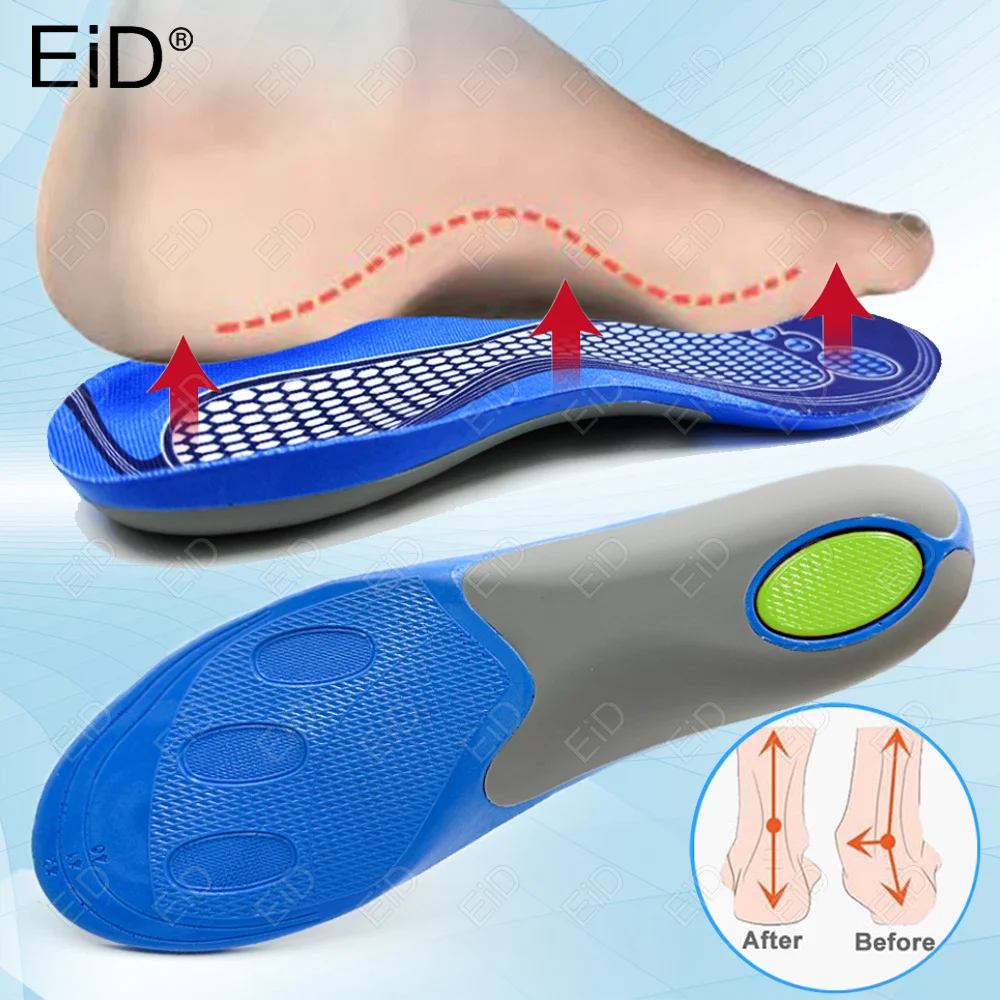 Best Sport Insoles for Shoes Sole Orthopedic Insole Shock Absorption Deodorant Breathable Cushion Running insole for Feet Unisex