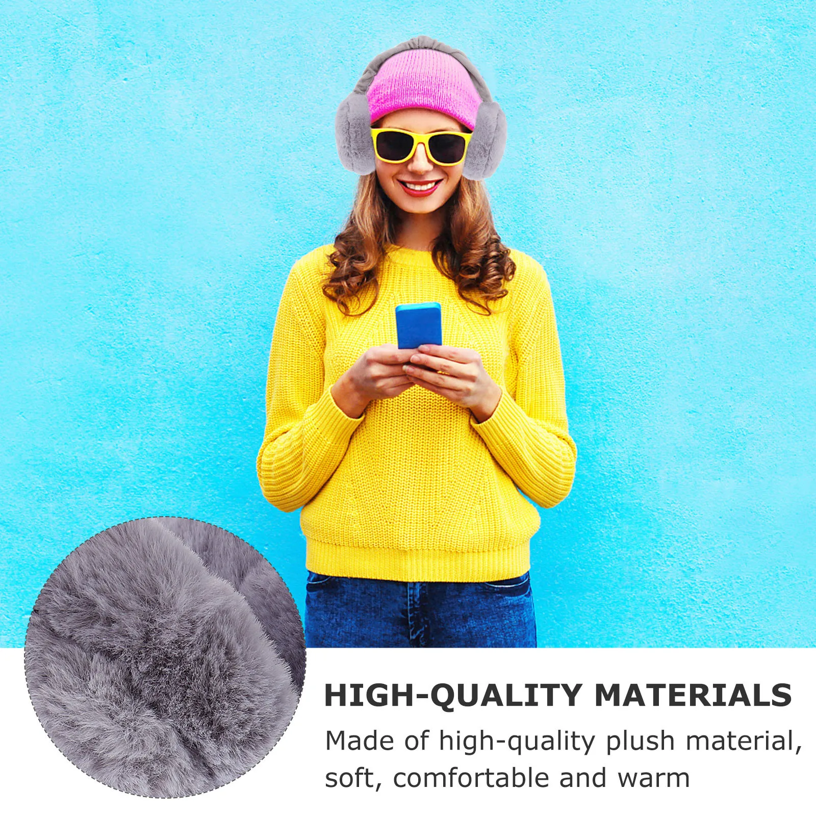 

1Pcs Winter Ear Cover Women Girls Warm Earmuff Comfortable Durable Ear Warmer Long Lasting Cold Weather Winter Earmuff