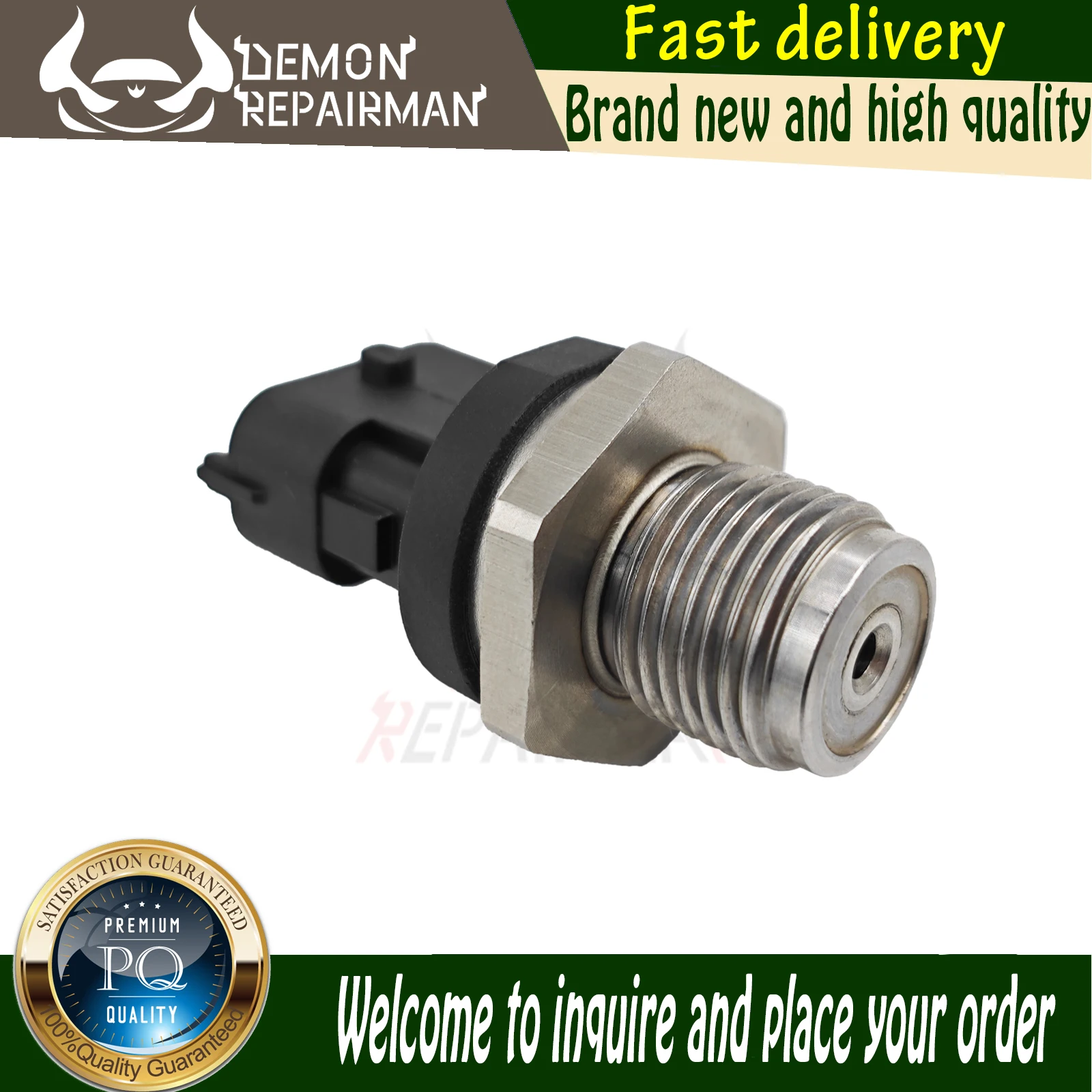 0 281 002 706 Fuel Pressure Sensor Compatible with OPEL Corsa D Astra H Alfa Romeo 147 1.3L VOLVO V70 CHEVROLET CaptivaC100 2.0L
