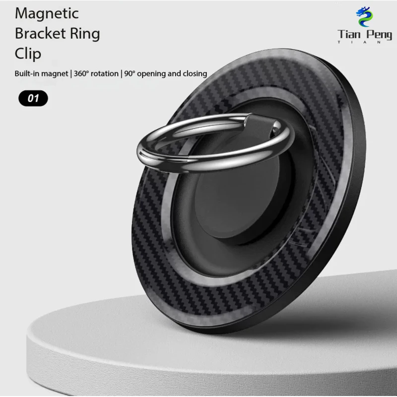 WYORESY Magsafe Strong Magnetic Phone Holder 360° Rotatable Desktop Ring Buckle Universal Magnetic Ring For Phone Case