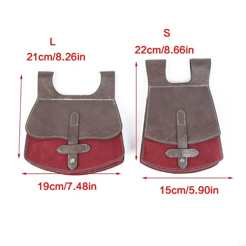 Medieval Belt Bag Renaissances LARP Cosplay Costume Leather Coin Purse Gifts