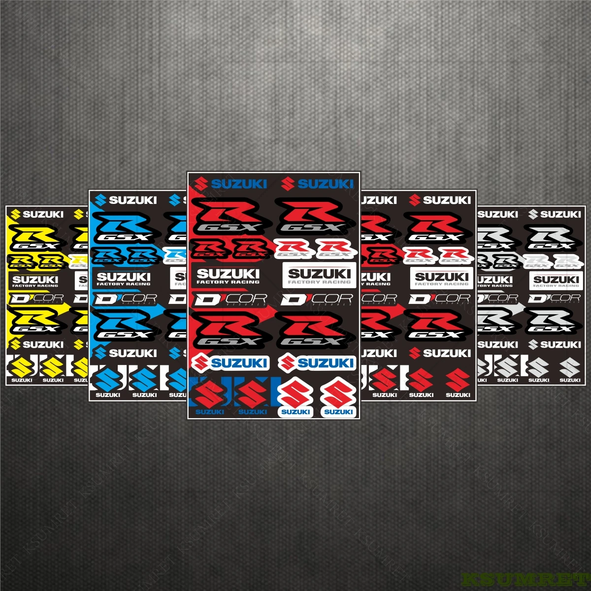 Для мотоцикла Suzuki наклейка наклейка с логотипом Heletm водонепроницаемая наклейка