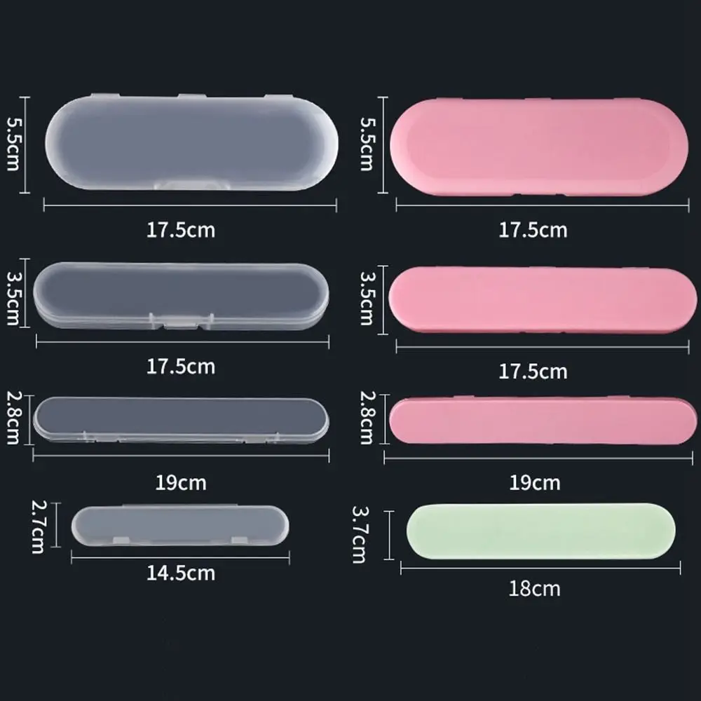 4pcs 10 Styles Nail Tool Storage Plastic Transparent Dustproof Box Multi-functional Portable Tweezers Packaging