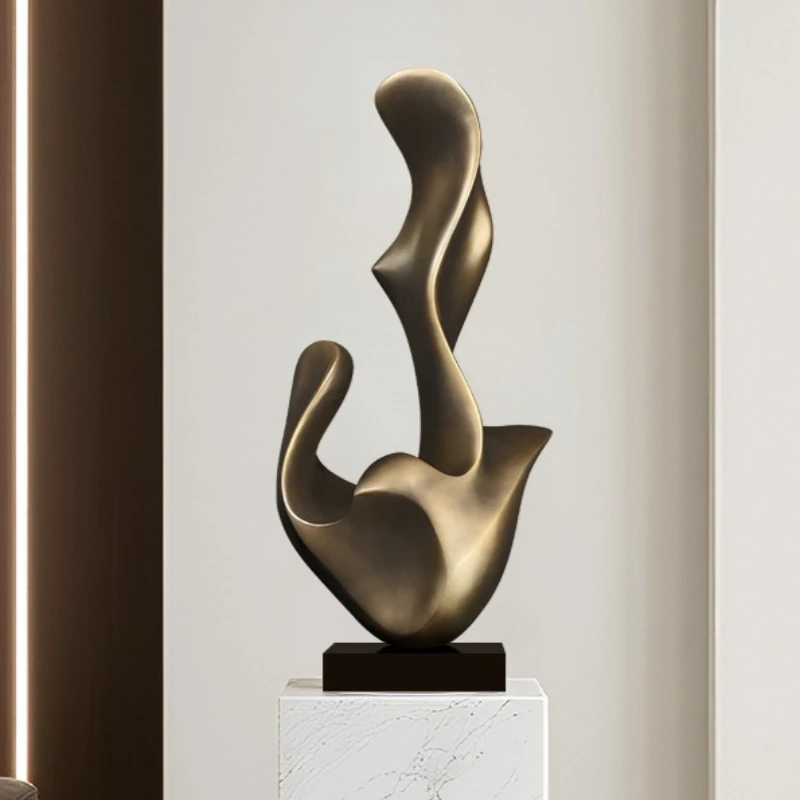 Modern Minimalist Sculptures Living Room Luxury Artistic Sculptures Abstract Creative Design Ornament Statue Artistic Home Decor