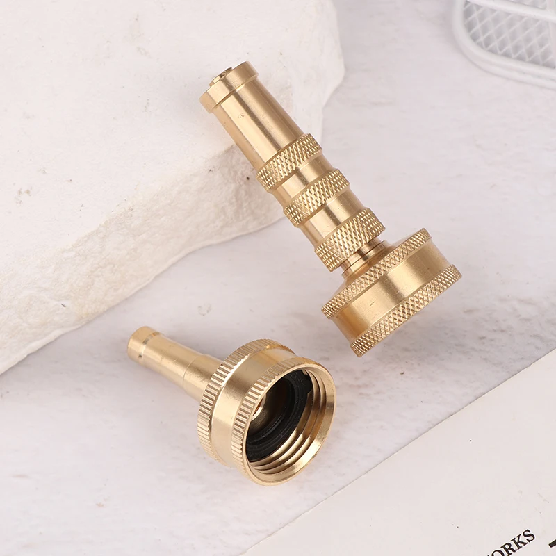 Ugello spruzzatore per tubo da giardino regolabile ad alta pressione da 1 pezzo - Ideale per l'irrigazione del giardino, il lavaggio dell'auto e lo strumento di pulizia esterna