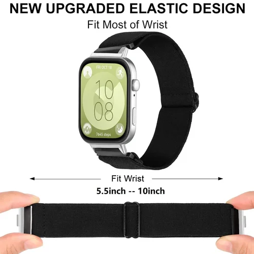 Imagen 2 del producto Correa de nailon elástica para reloj Huawei Fit 3 2 1, repuesto de Correa para pulsera Huawei Fit3, accesorios