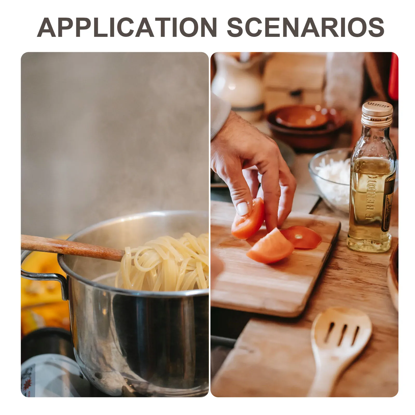 

1pc Wooden Turner Non Stick Cooking Spatula Long Handle Kitchen Utensil Heat Resistant Home Use Baking Tool Kitchen Supplies