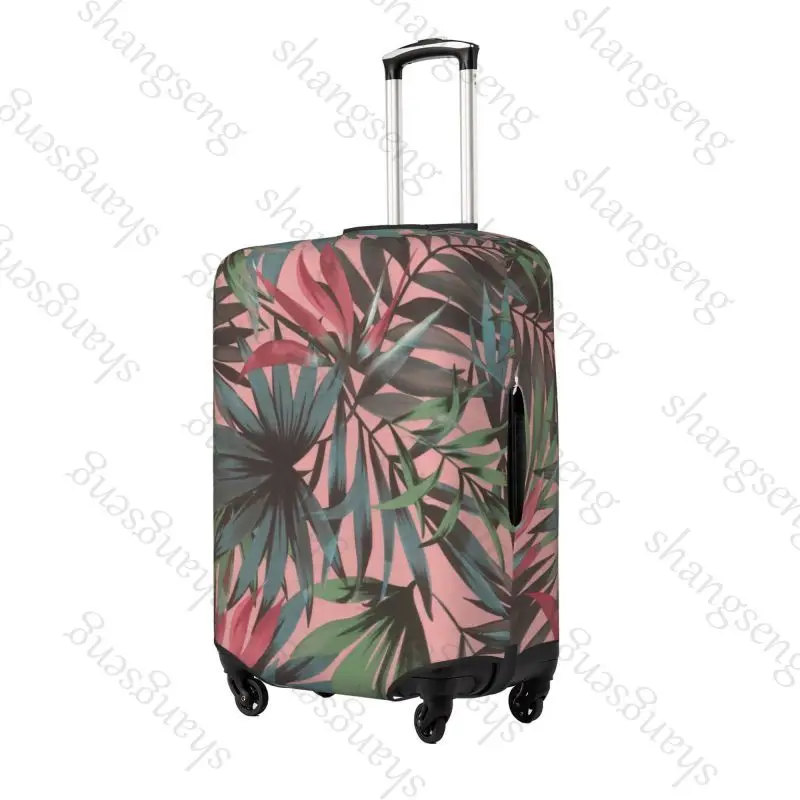 Tropical flowers jungle leaves Thicken Luggage Cover Elasticity Trolley dust cover Suitcase Protection Cover Suitcase Case