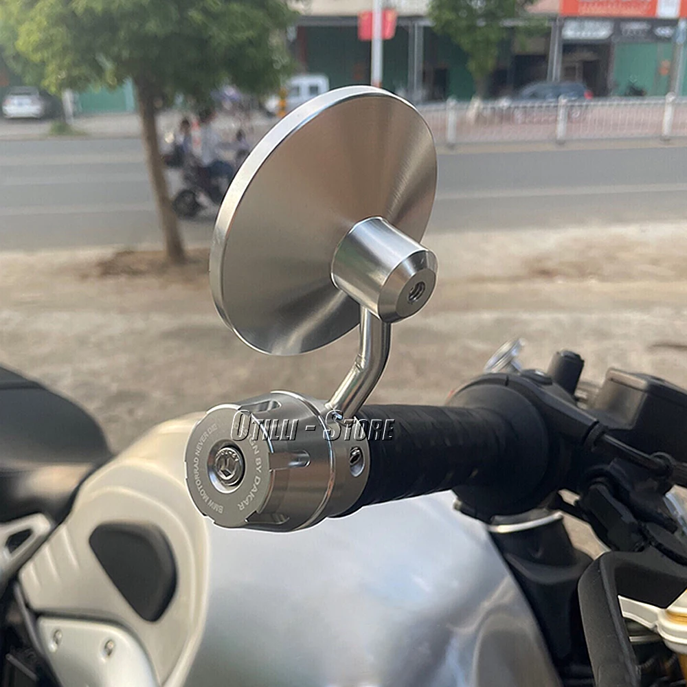 Espelhos retrovisores para guidão de motocicleta, espelho antirreflexo para bmw rninet rninet r nove t r9t scrambler racer puro urbano