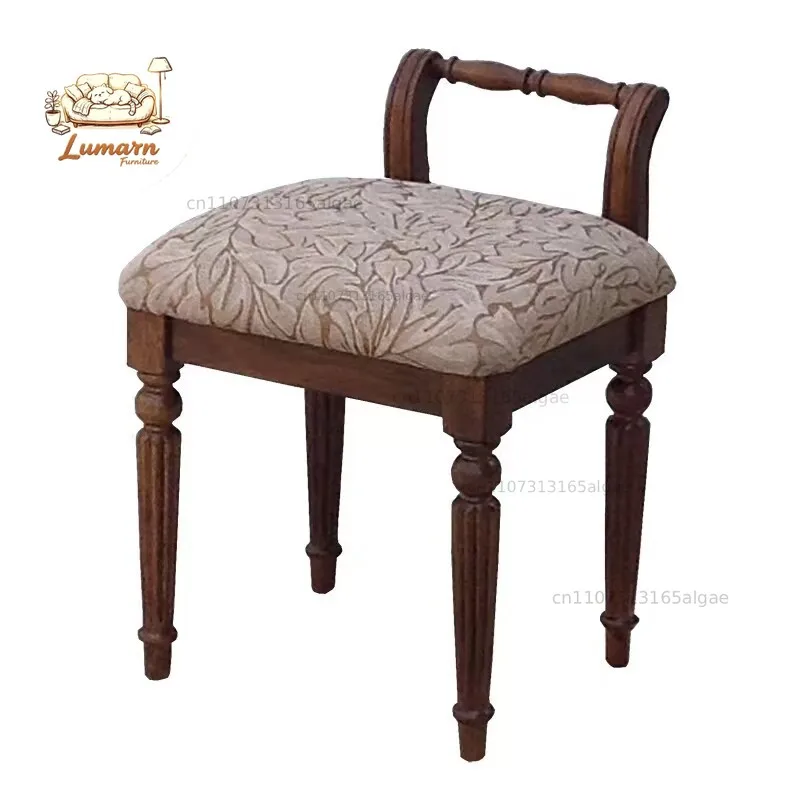 American dressing stool European all-solid wood