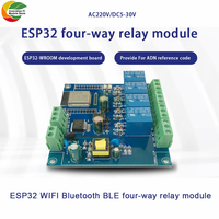 AC/DC Power Supply ESP32 WIFI Bluetooth BLE Four-way Relay Module ESP32-WROOM Development Board Module