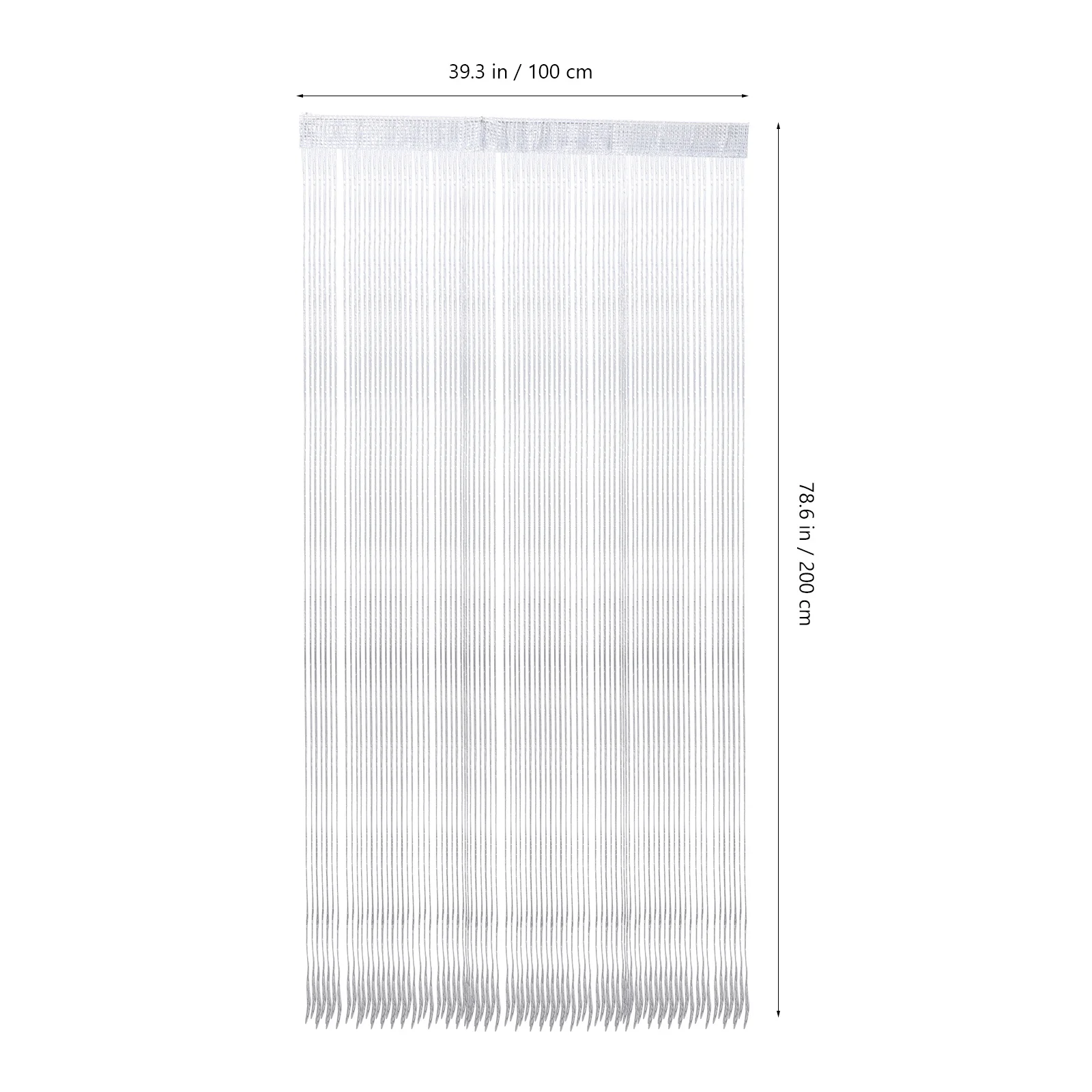 

2Pcs String Curtain Bright Vivid Door Curtain Divider for Hallway Bedroom Party Wall Decoration String Curtains