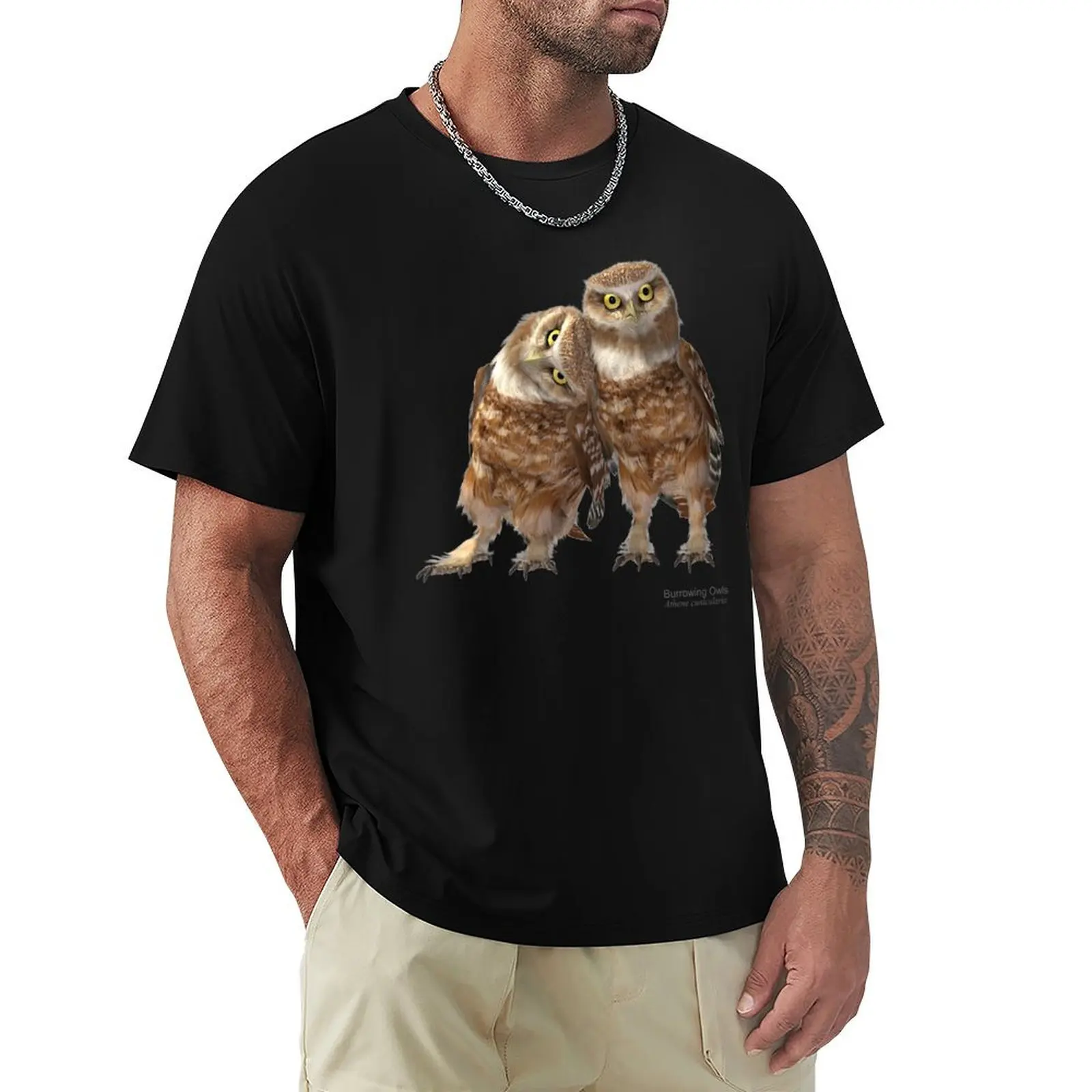 Burrowing Owls T-Shirt Essential Solid Color T-Shirt