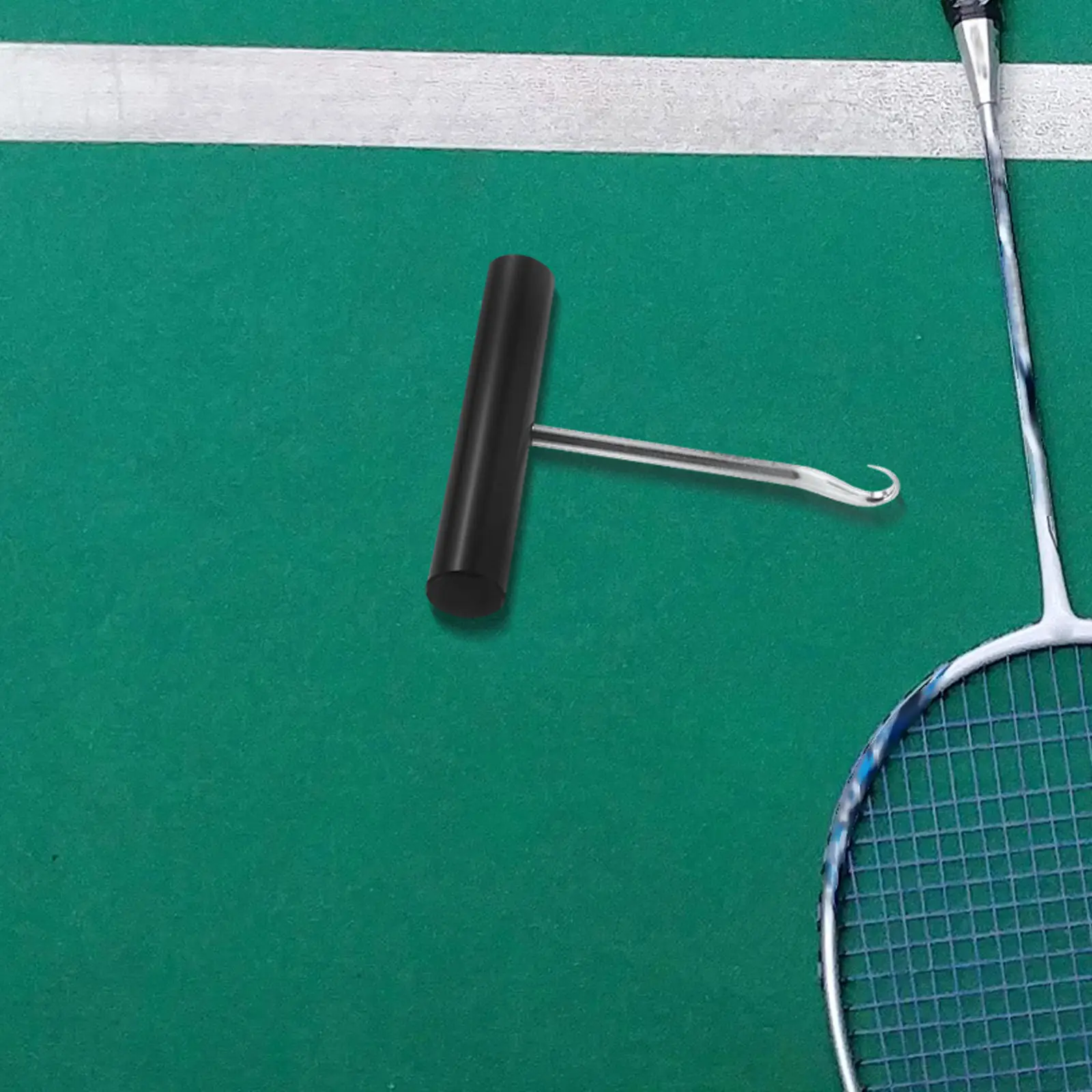 Badminton Racket Cable Hook Stringing Tool Wear Resistant Portable Lightweight Professional Amateur String Puller Accessories