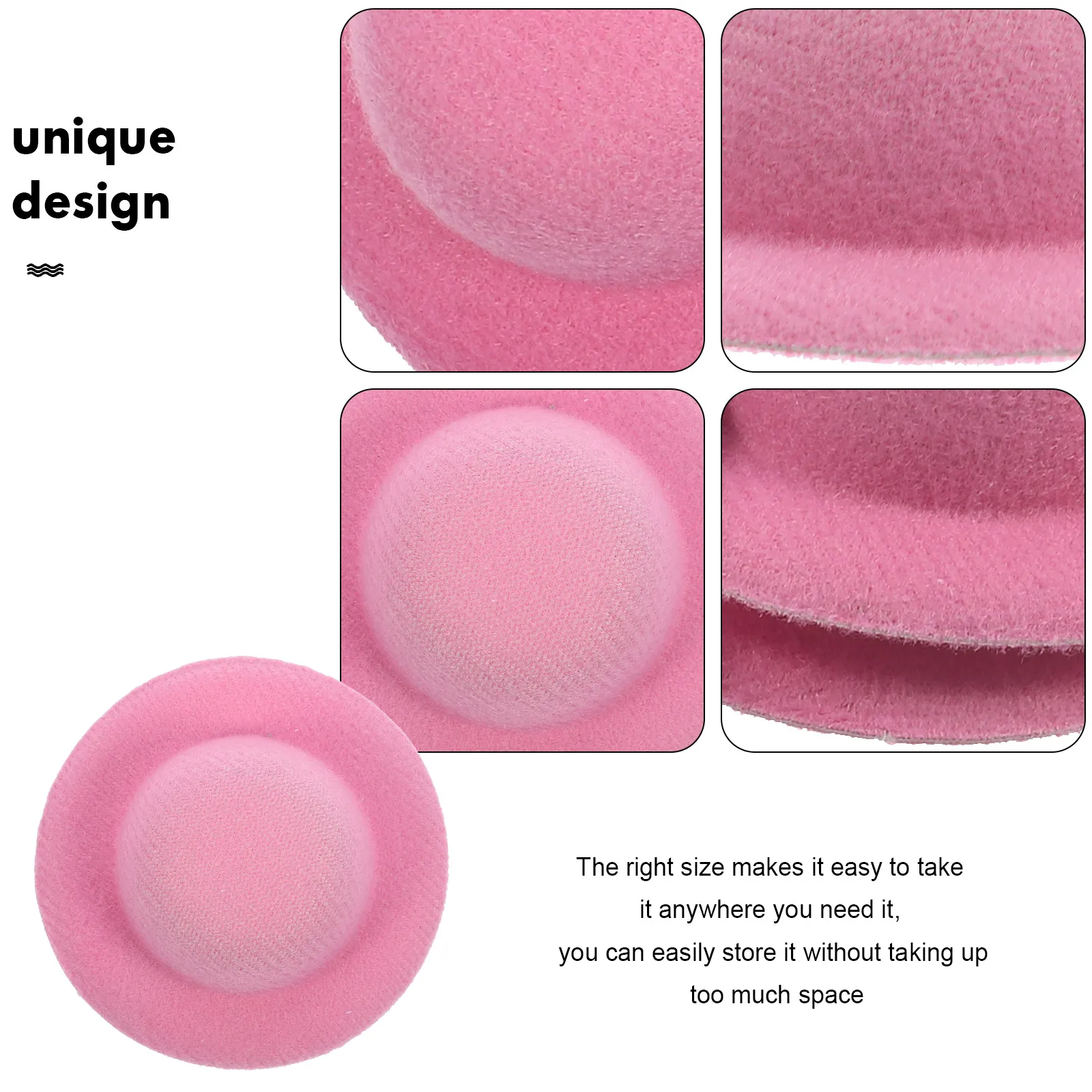 10Pcs Small Hats Decor Lint Eva Material Delicate and Practical for Longtime Use Mini Hats for Crafts Small Hat
