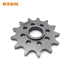 OTOM Motorcycle Front Chain Sprocket 520 Chain 13T Forged Lightweight Design For KAWASAKI KX250F 2006-2023 KX250X 2021-2023