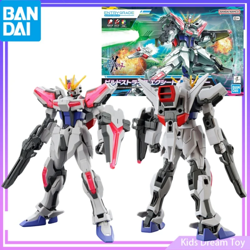 

Bandai in Stock Original ENTRY GRADE EG GUNDAM Anime Figures Build Strake Exceed Galaxy Gundam Action Figures Toys Collectible