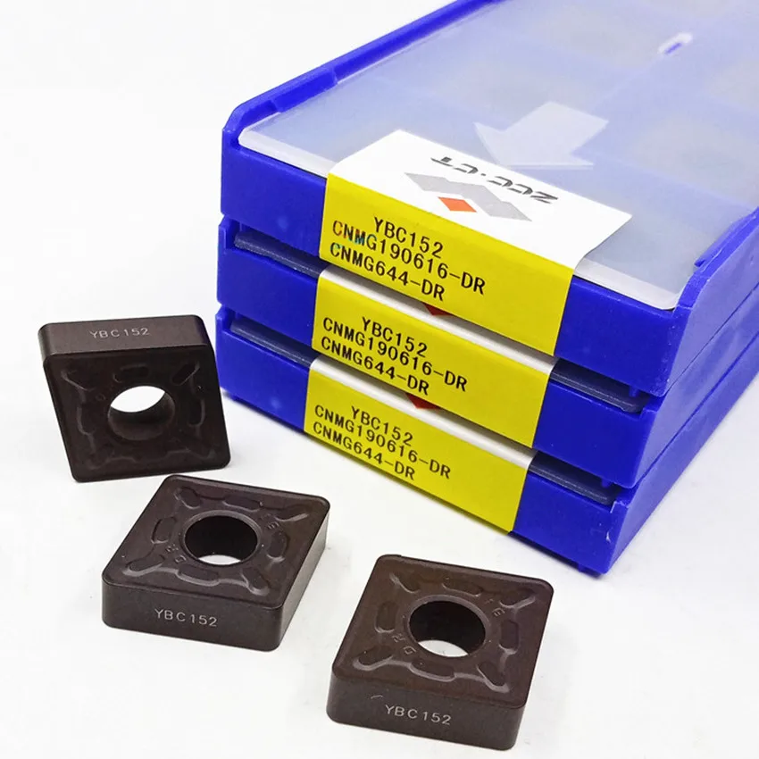 

CNMG190612-DR YBC152/CNMG190616-DR YBC152/CNMG190612-DR YBG202 CNMG643 CNMG644 ZCC.CT CNC carbide inserts 10pcs/box