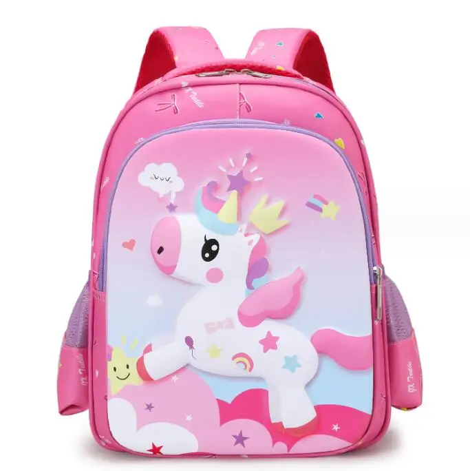 Children\'s Student School Bag Cartoon Backpack Cute Lightweight Dinosaurs Boys Girls School Bags Large Capacity Space Mochilas