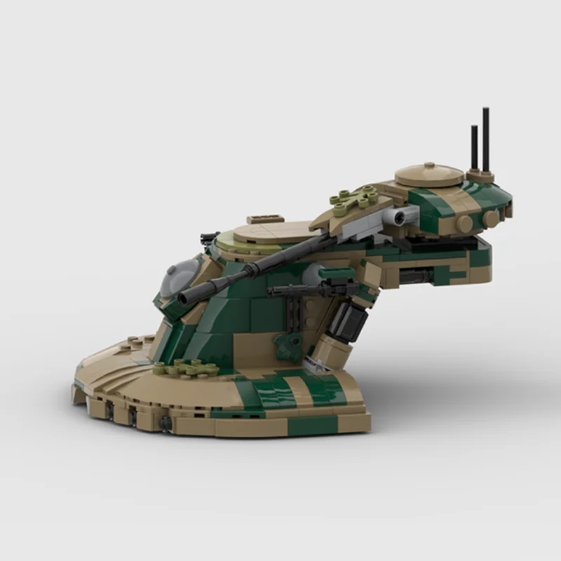 736 PCS MOC Personalizza la Serie di Battaglie di medie dimensioni Repulsore Modello di Carro Armato FAI DA TE Assemblato Educativo Creativo Per Bambini Giocattoli Regali di Natale