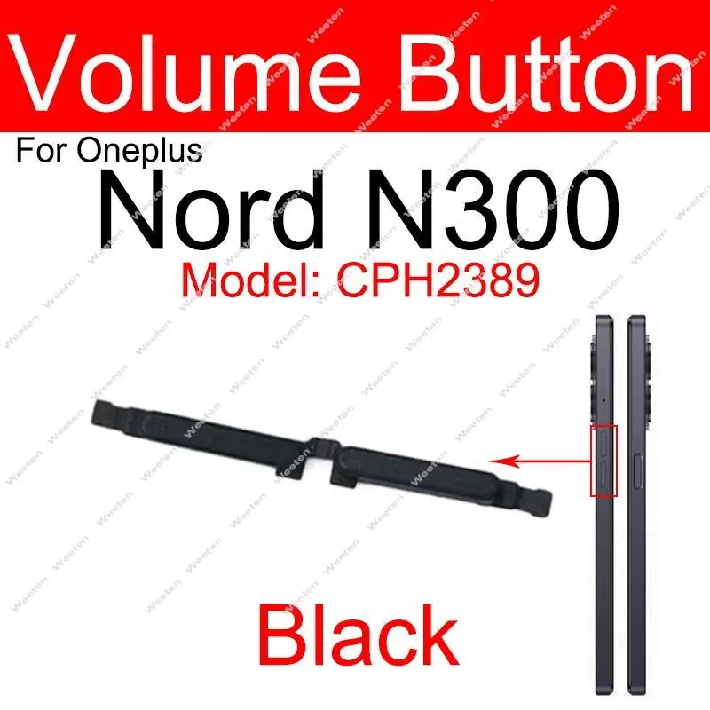 For OnePlus 1+ Nord CE 5G Nord CE 2 Lite Nord N100 N200 N300 5G One Off Power Volume Mute Side Keys Buttons Replacement Parts