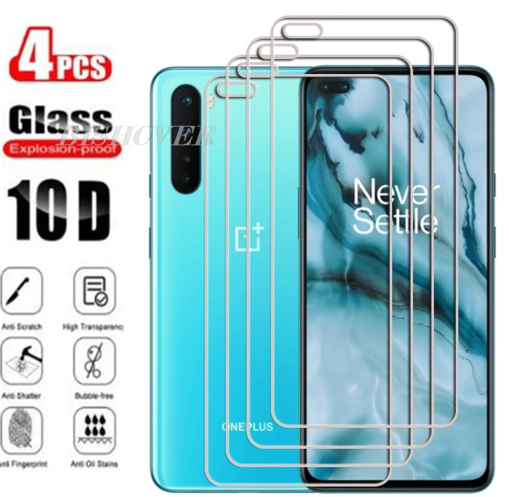 

4PCS Tempered Glass For OnePlus Nord 8NORD 5G 1+Nord Z AC2001 AC2003 Screen Protector Protective Film