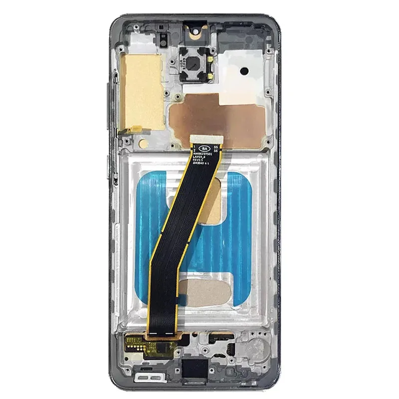 Tested OLED LCD Screen For Samsung Galaxy S20 G980F Lcd Display With Frame Touch Screen Digitizer Assembly Replacement Part