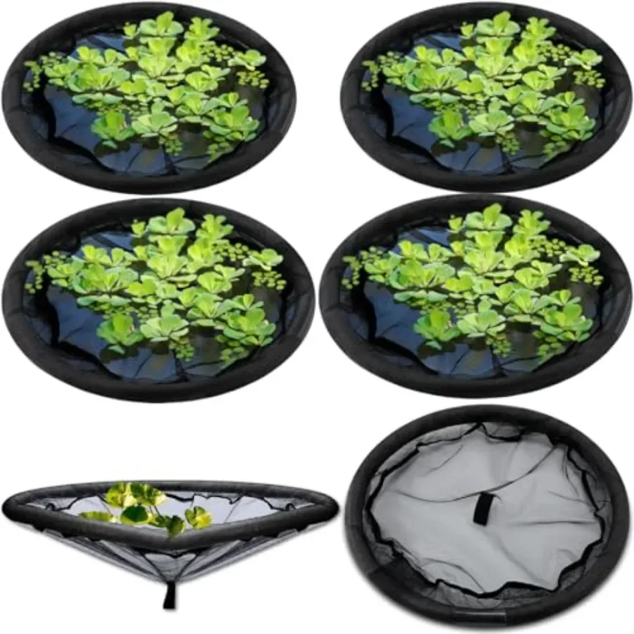 

Pond application, HDPE material, green color, fish-resistant floating island barrier for protecting floating flora from pond fi