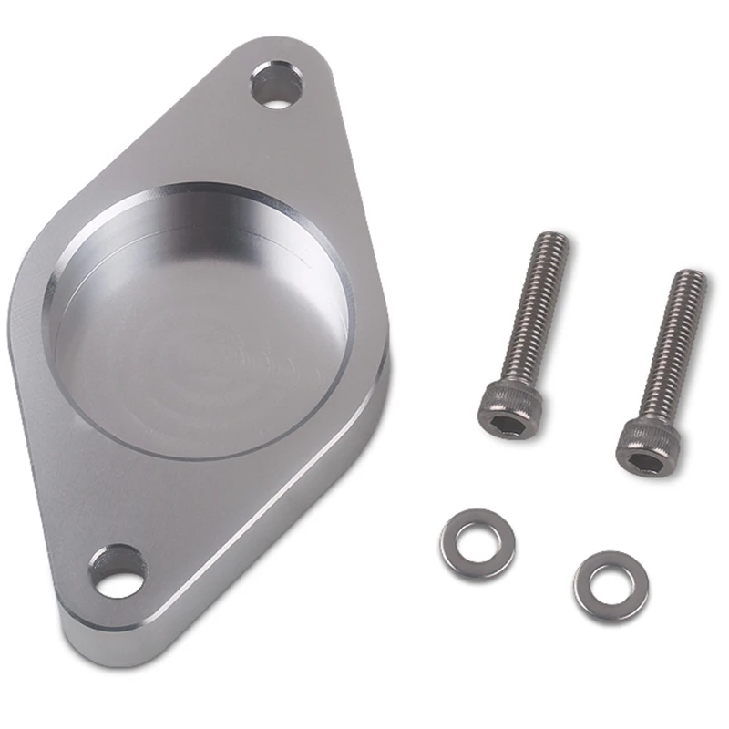 Turbo Resonator Delete Plate for Duramax LML 2 6.6L V8 2011-2016 Car Accessories, Silver