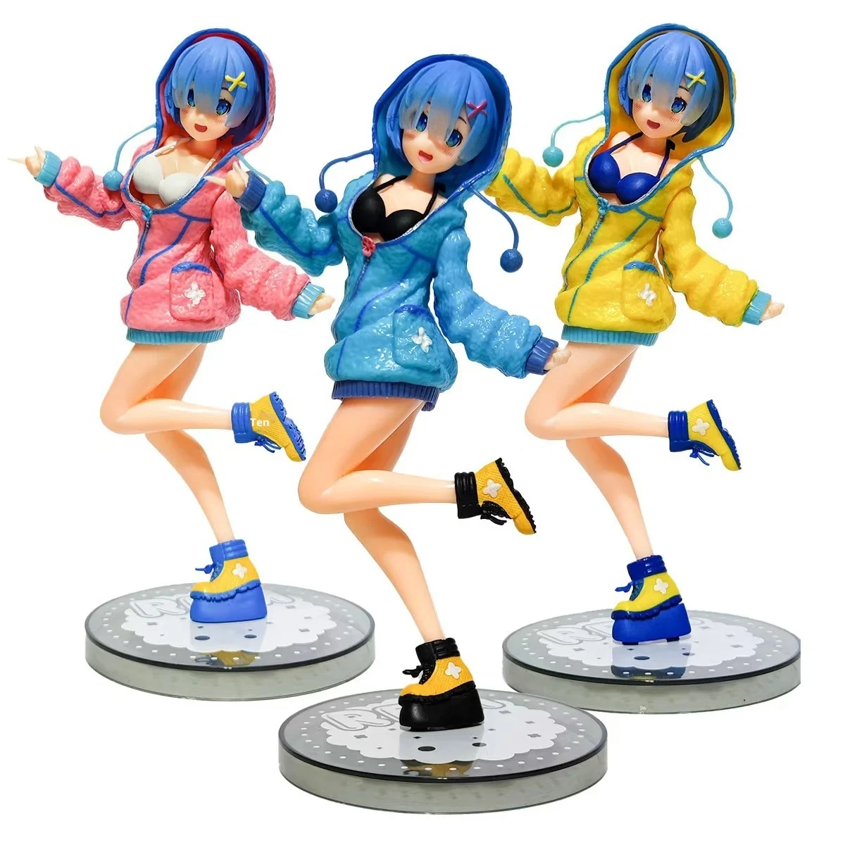 

Rem Winter Anime Figure - Re: Created World from Zero Standing Boxed Action Figure for Girls Sweatshirt-Themed Collectible Toy