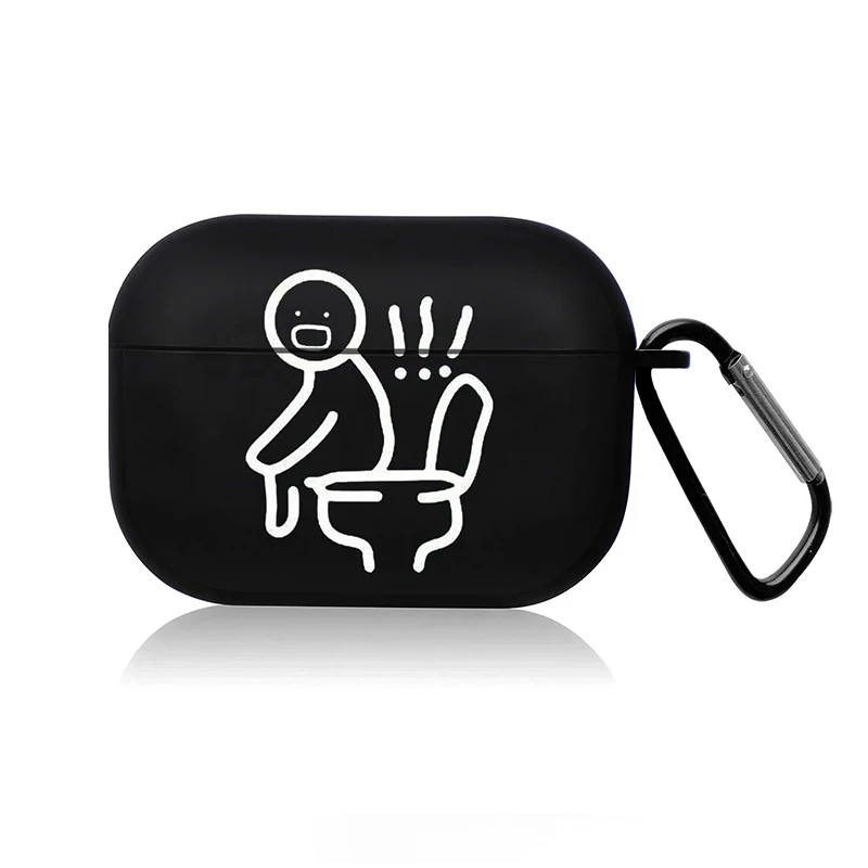 Kreative Linien-Design, niedliche Cartoon-Schutzhülle für AirPods Pro3/Pro2/Pro, Kopfhörerhülle für AirPods 5/4/3/2/1, TPU-Schutzhülle – Detail 1
