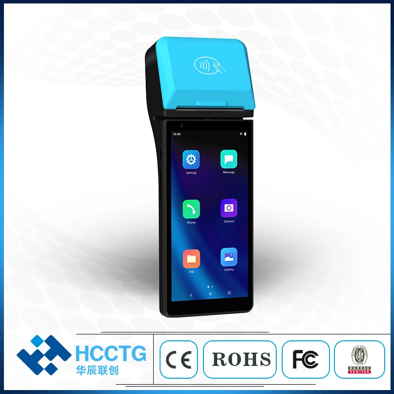 Powerful Fingerprint Recognition Checkout POS Systems MSR/IC/NFC Reader Handheld POS Terminal Z500