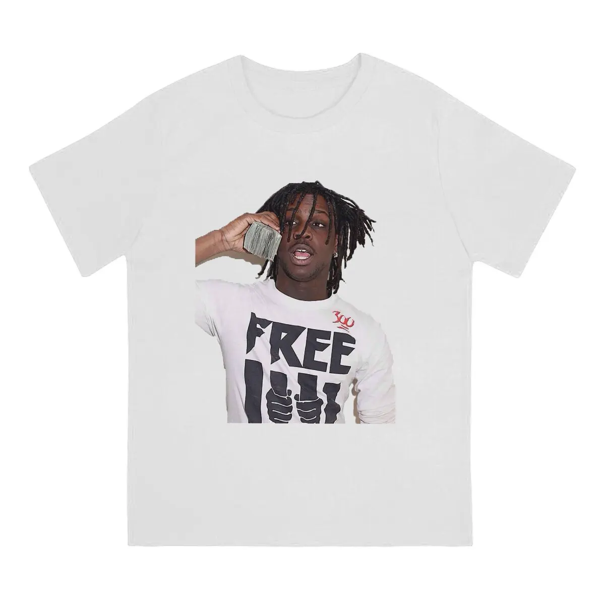 Humorous Free T-Shirts Men Round Neck Pure Cotton T Shirt Chief Keef Short Sleeve Tees Gift Idea Tops