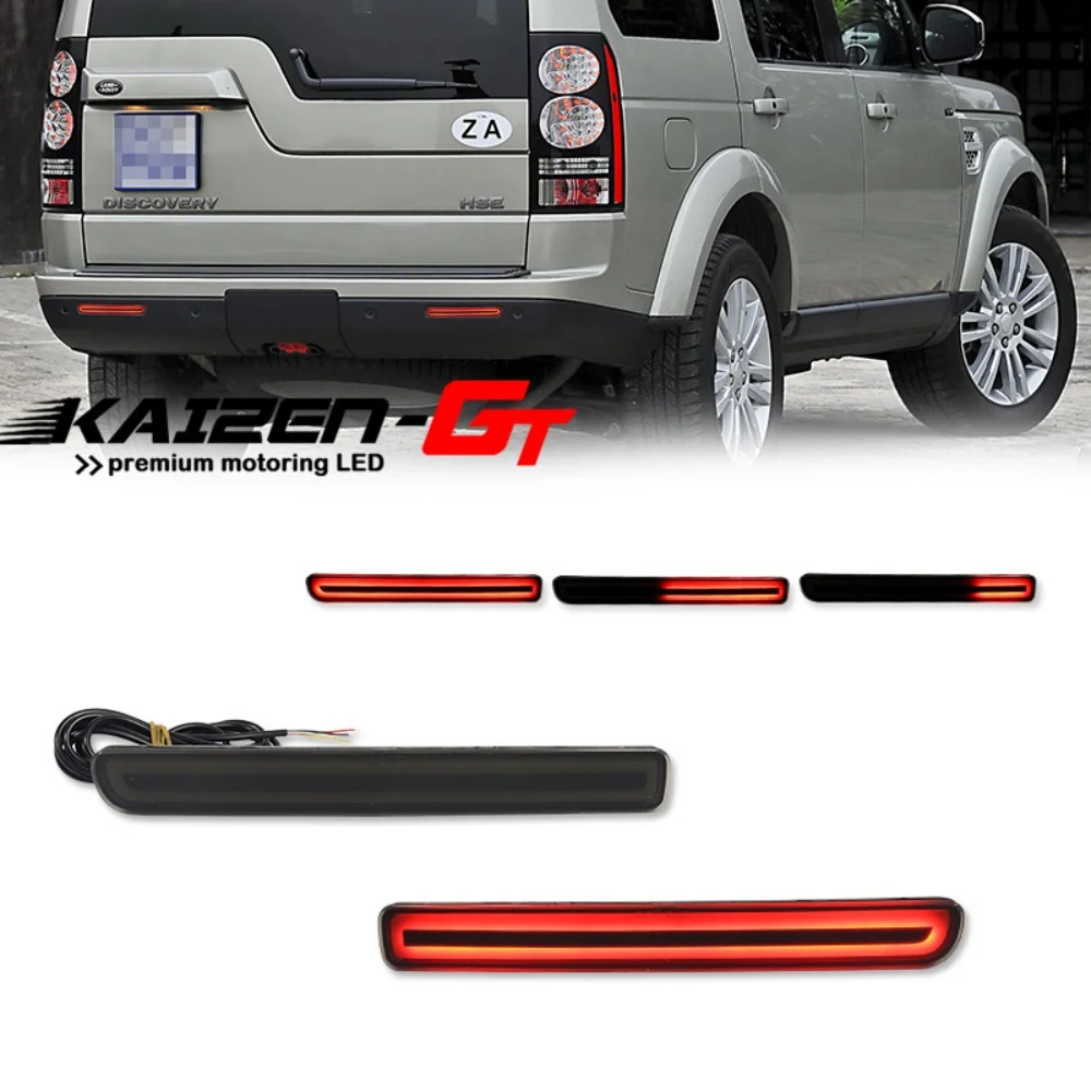 Rear Bumper Reflector Tail/Brake Lights Fog Lights LED Turn Signal Lights For Land Rover Discovery 3 LR3 4 LR4 Range Rover Sport