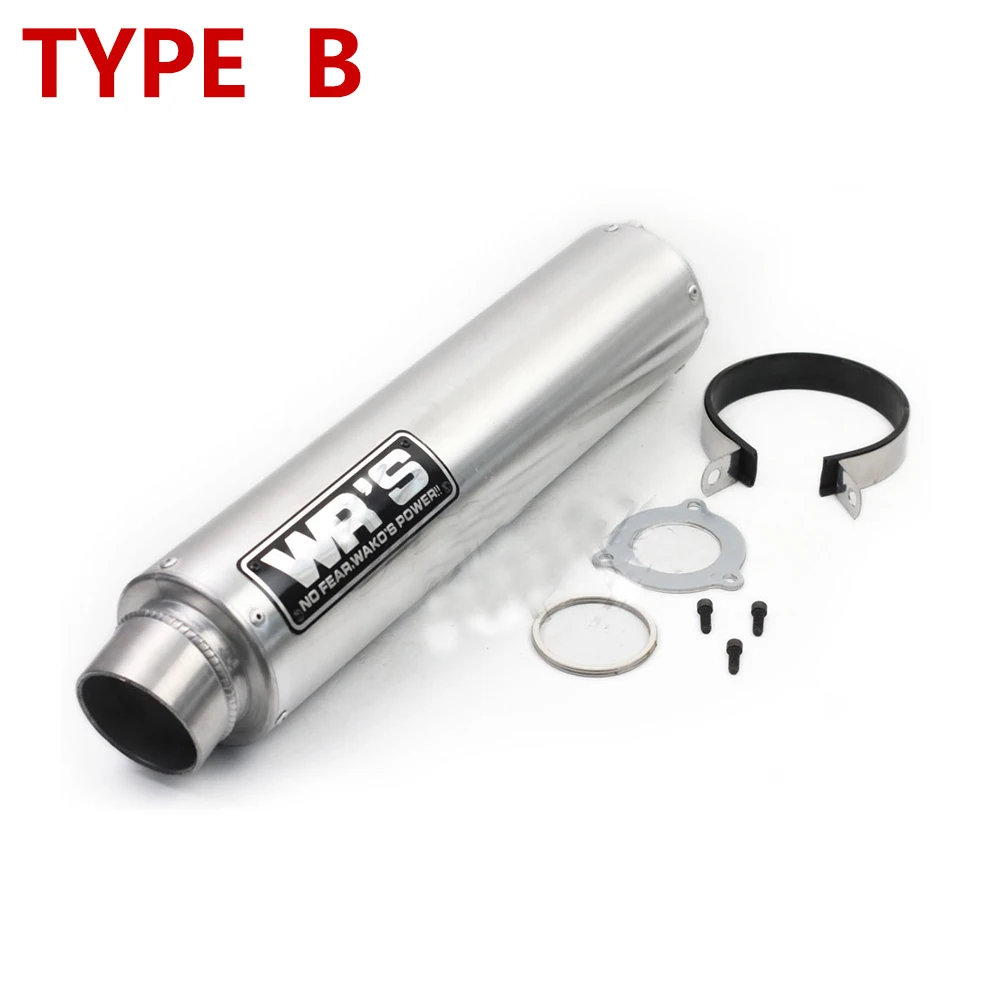 Motorcycle Exhaust Pipe Muffler Escape Moto For ZX10R CB400 CB500F CB500X CBR300 Z250 Z650GSXR ZX6R  ATV Bike view 3