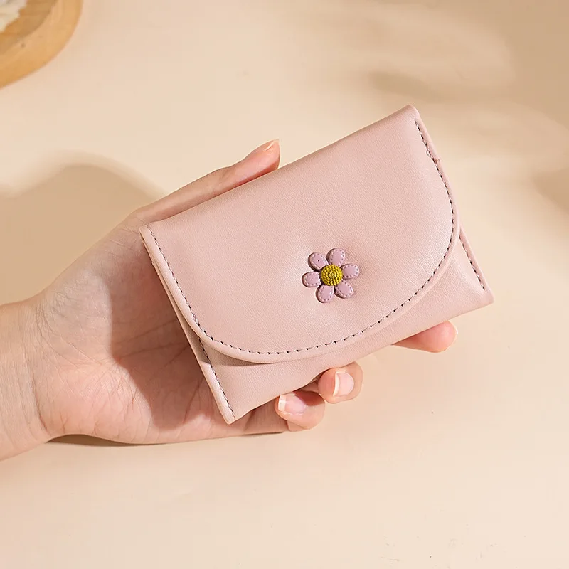 

New Women's Purse Cute Fold Card Holder Wallets ID Bag Storage Bag Multi-card Large Capacity Coin Wallet Short Small Wallets