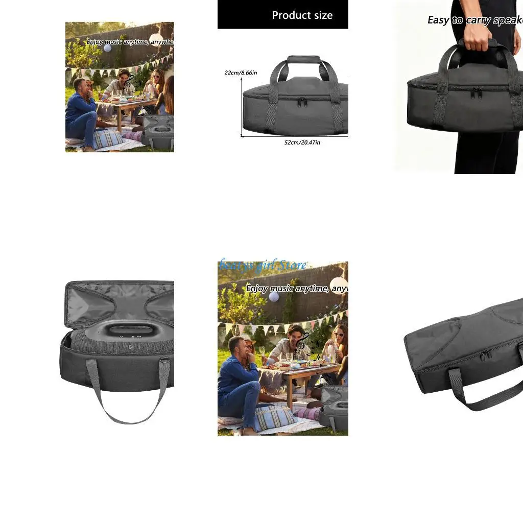 

C7AB Мягкие переноски для хранения из дышащего материала для портативных колонок Boombox 4