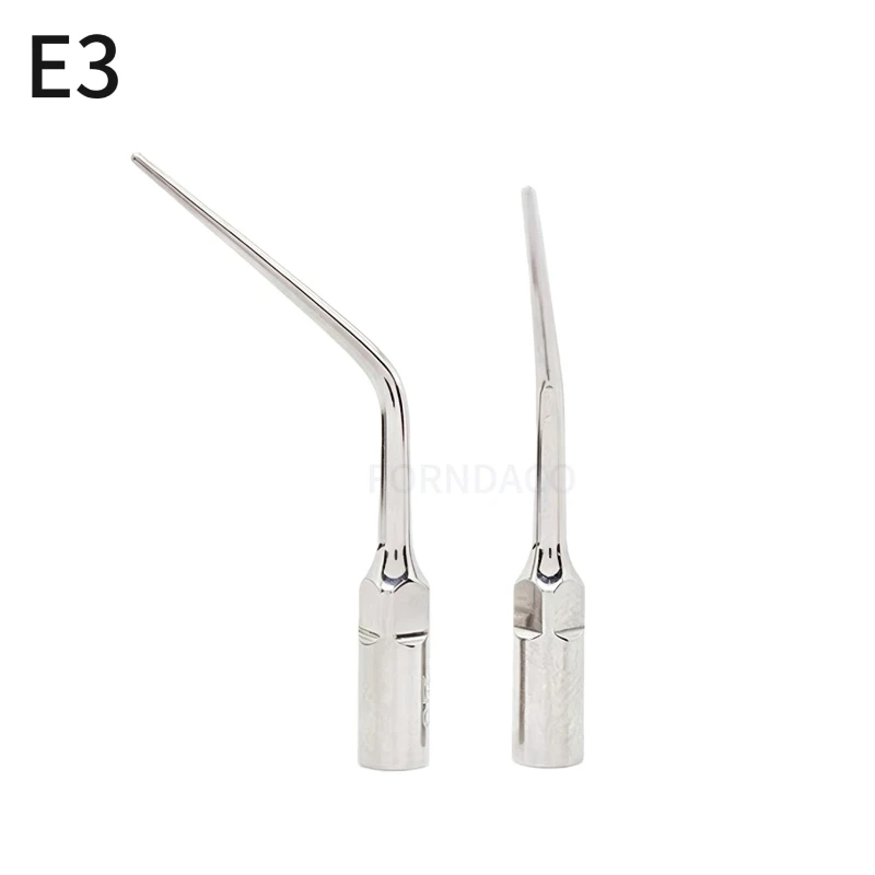 2pcs E3 Dental Ultrasonic Scaler Scaling Tips fit EMS Woodpecker UDS Handpiece Tip Tools