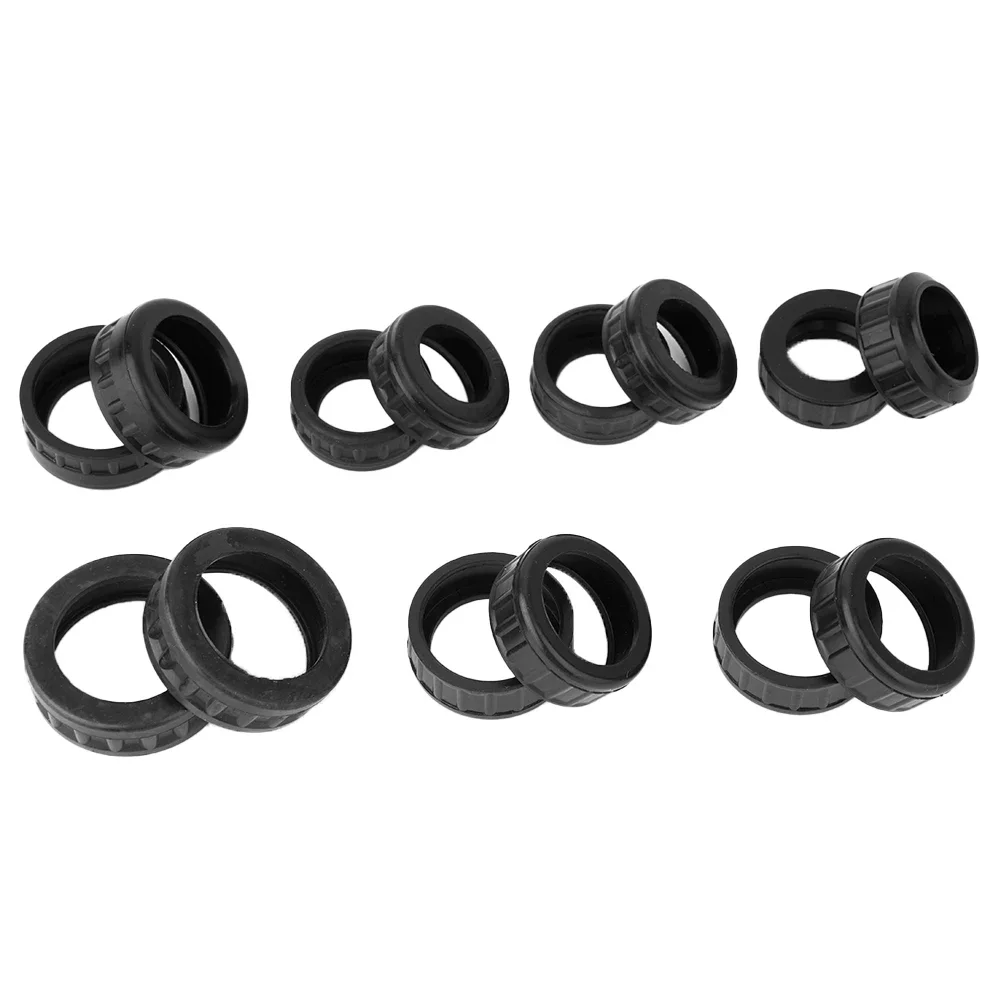 Household Outdoor Rubber Sleeve 2pcs 607 608 Accessories Angle Grinder Bearing Rubber Black Drill Parts Durable