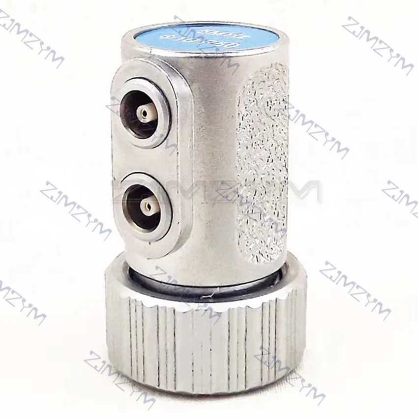 F10 10mm 2.5MHz/4MHz/5MHz Przetwornik Dural Element Dual Straight Beam Probe Przetwornik do ultradźwiękowej sondy defektoskopowej